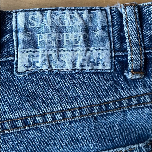 Vintage Sargent Pepper Cutoff Jean Shorts - Picture 4 of 4